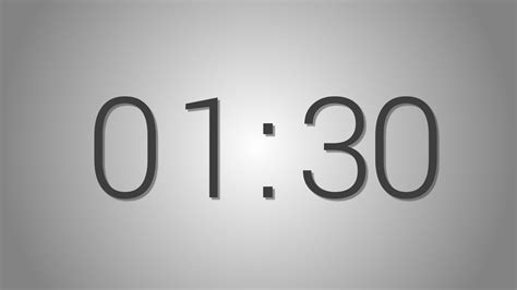 1 minute 30 timer|1 Minutes 30 Seconds Timer (No Ads, Big, Free Customize).